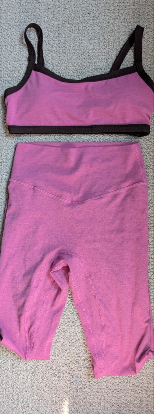 Vitality Daydream Berry Heather Leggings + Bra View 4